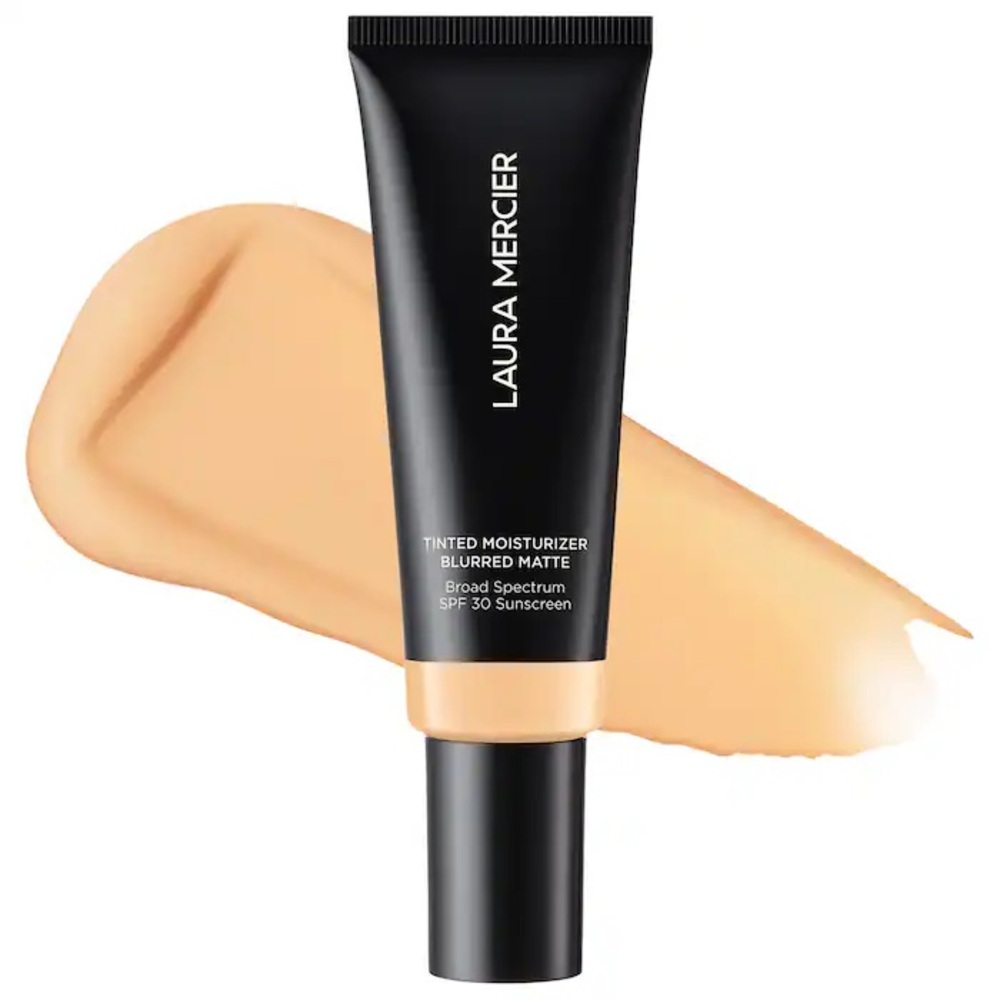 NEW IN BOX Laura Mercier Tinted Moisturizer Blurred Matte SPF 30 - 1W Blonde
